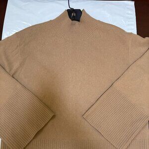 Share Banana Republic Cashmere Mock-neck woman Fuchsia Sz L sweter $170